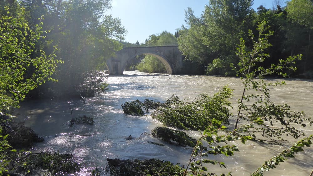 crue-riviere-drome Crue de la riviere Drôme
